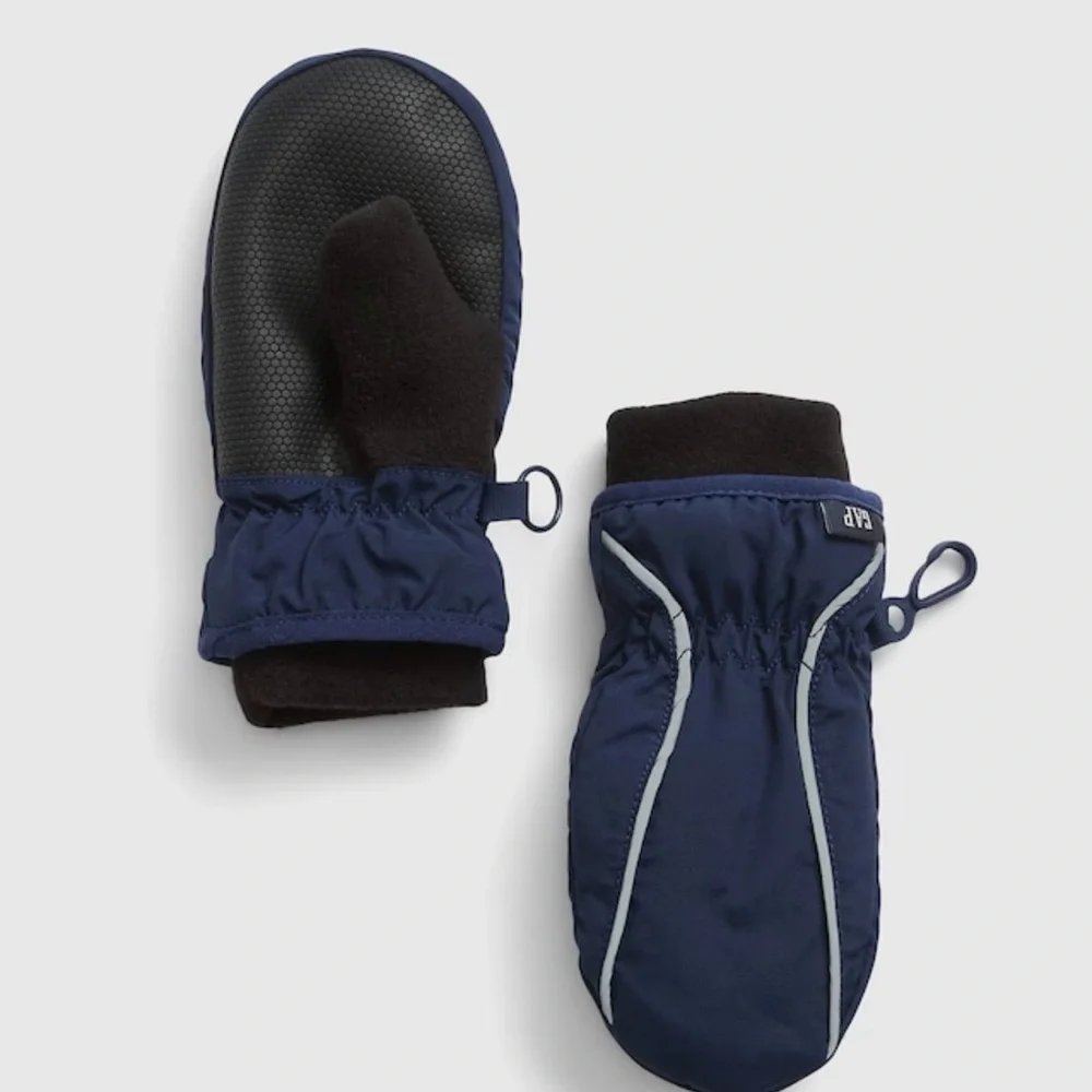 New Baby Gap puffer Mittens Size S/M (2-3 years) Unisex Boys Girls waterproof